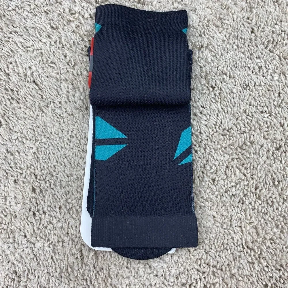 Reebok Crossfit Games Crew Socks Men S (3.5-5.5)Black Teal 2016 Central Regional